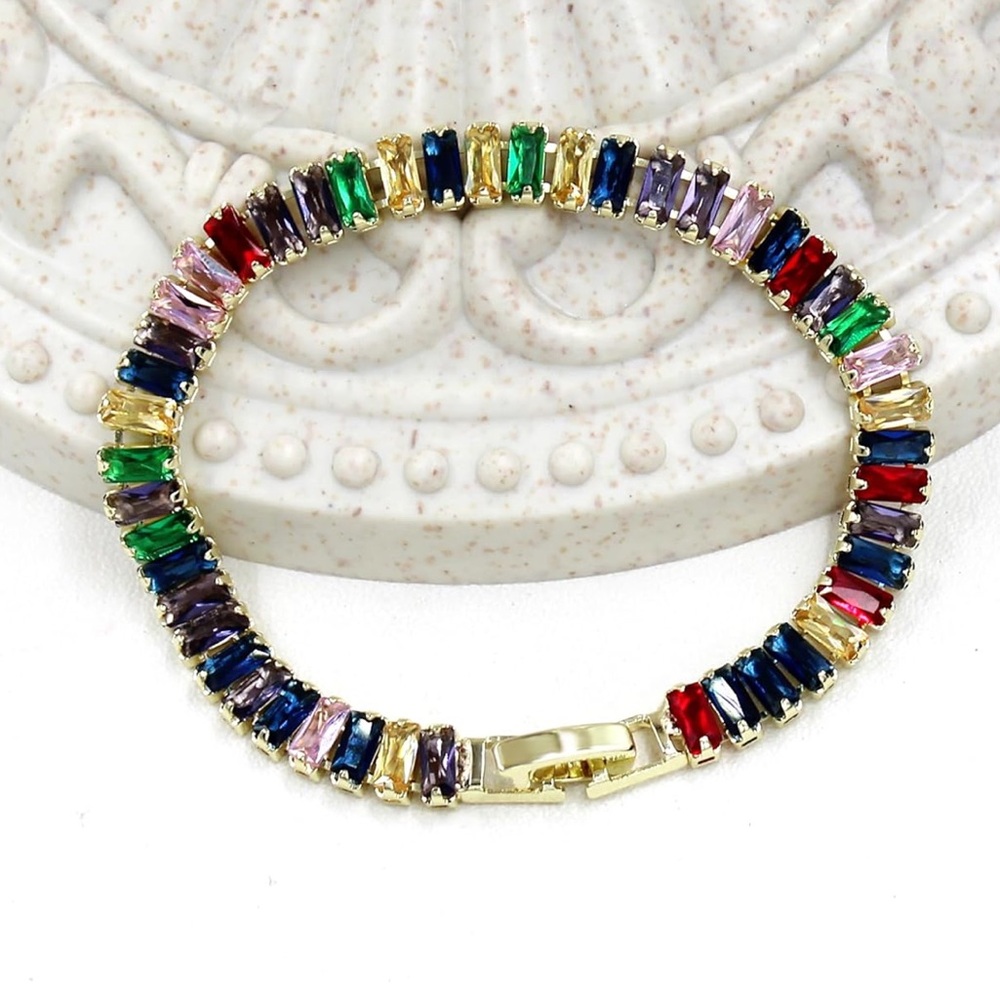 Women’s Multicolor Gemstone Bracelet
